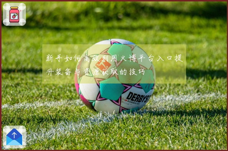 新手如何高效利用火博平台入口提升装备与资源获取的技巧
